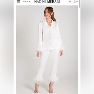 DARCIE WHITE PAJAMAS
Nadine Merabi